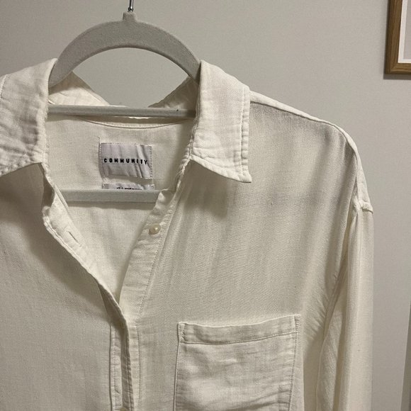 Community Linen Button Up Long Sleeve Shirt - Picture 4 of 4